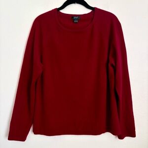 PRIVE Cashmere Pullover Crew Pullover Sweater Sz L